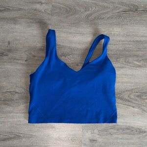 lululemon athletica Royal Blue V-Neck Crop Tank Align Tank